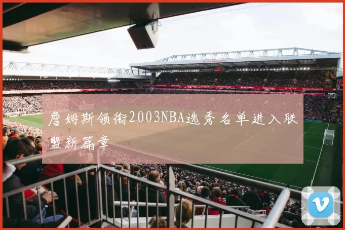 詹姆斯领衔2003NBA选秀名单进入联盟新篇章